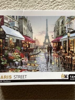 Paris Street 1000-Piece Jigsaw Puzzle - Colorful Street Scene